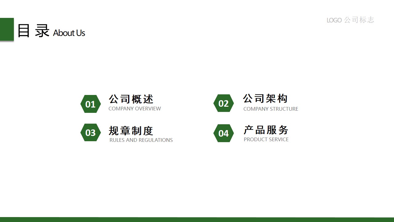 清新大气企业新员工入职培训PPT