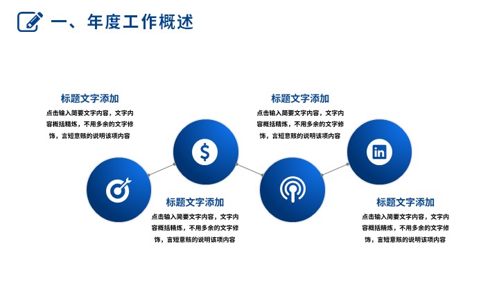 简约大气工作总结ppt模板