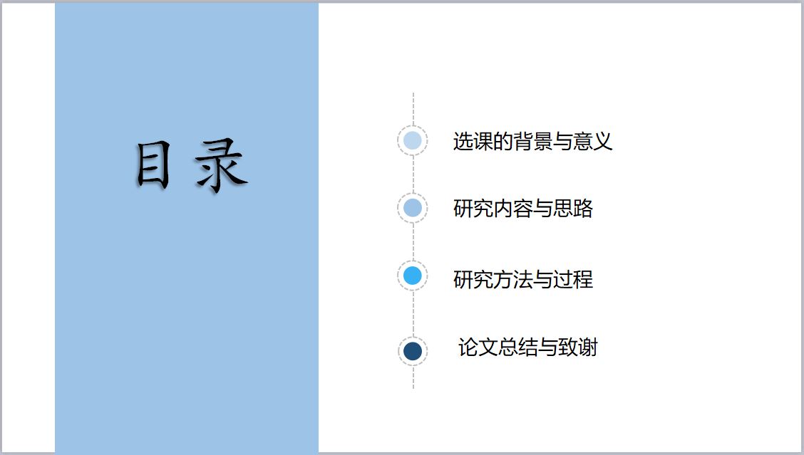 亮眼简约毕业答辩PPT模板