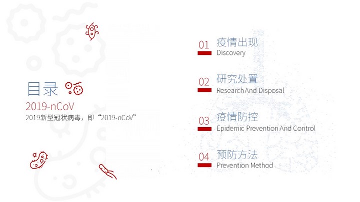 新型冠状病毒肺炎加油武汉PPT