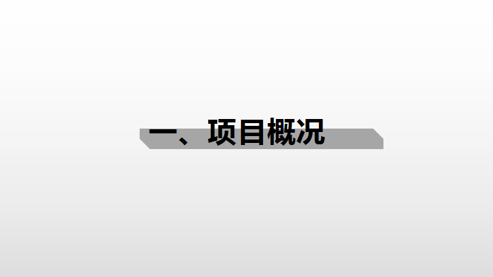 灰调简约风商业项目建议书