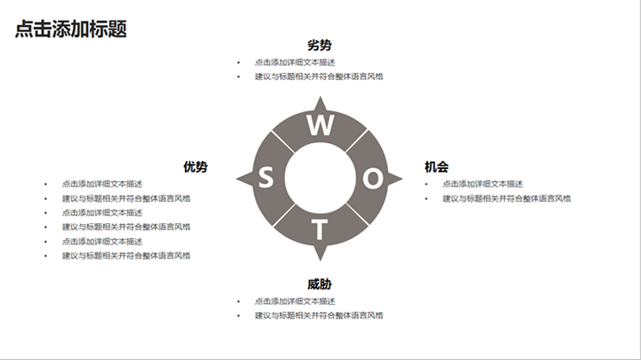 简洁清新版职业生涯规划PPT模板