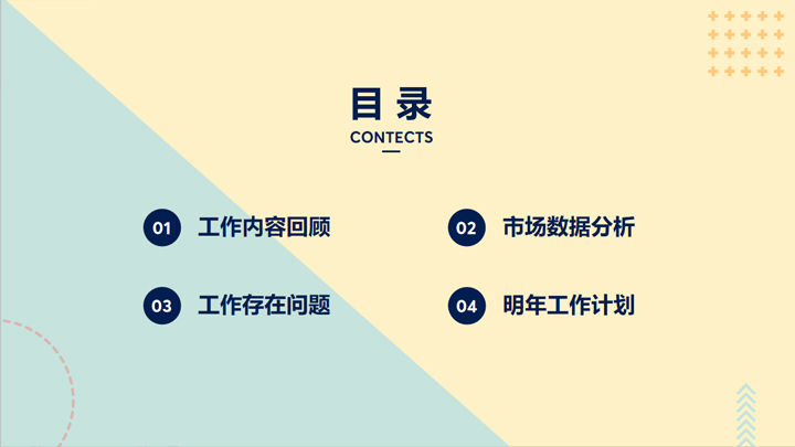 极简风年度总结工作计划PPT