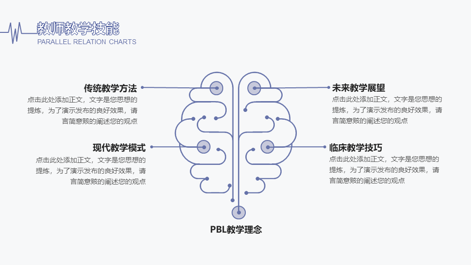 正文1_01简约医疗教学课件模板