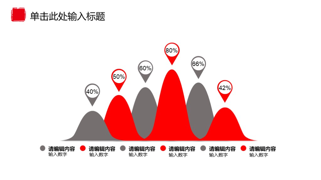 简约小清新扁平大气饮食文化通用PPT模板