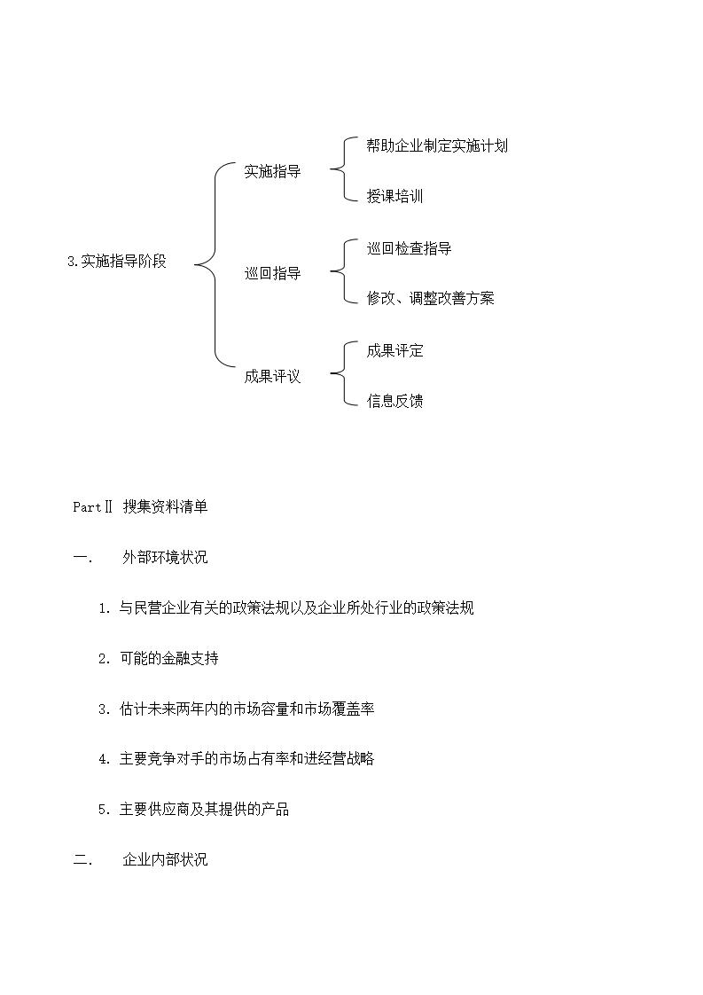 企业管理诊断流程及内容